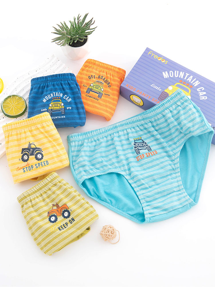 Toddler Boy's Breathable Briefs Stripe Pattern Cotton - Temu Canada