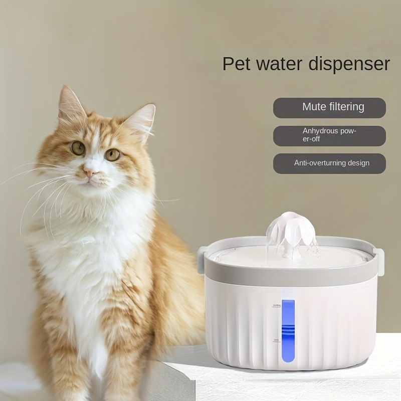Cat Water Fountain Cat Drinking Fountains Pet Water Fountain Temu