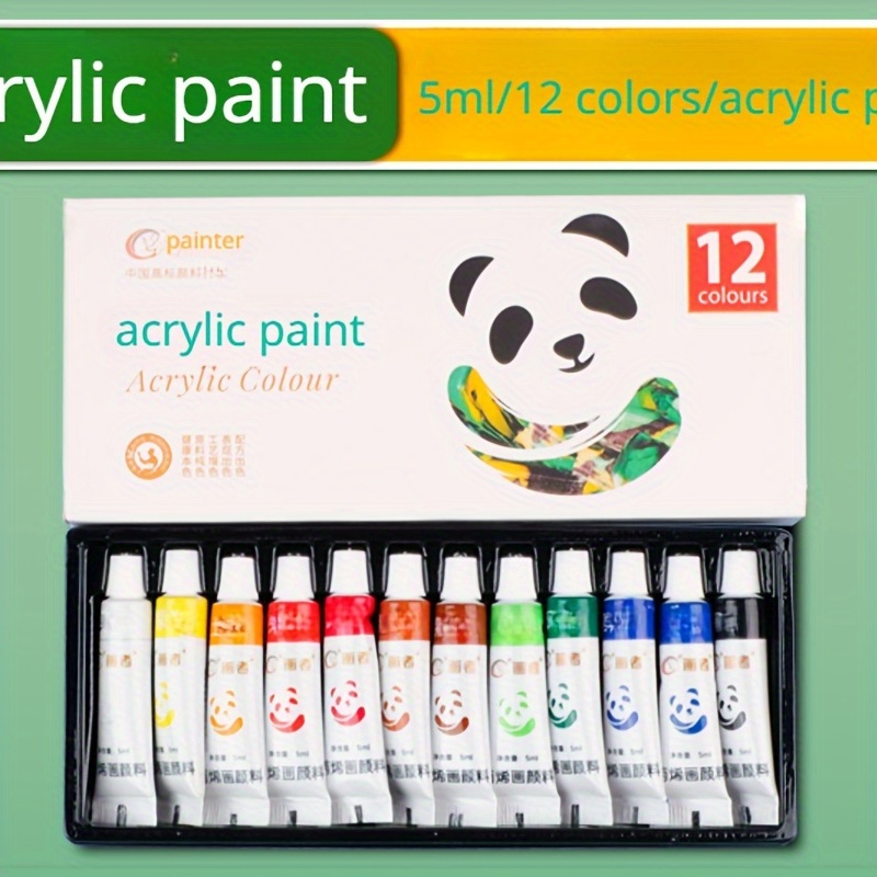 Acrylic Paint Set 8 Colors Beginner D I Y Paint Wall - Temu