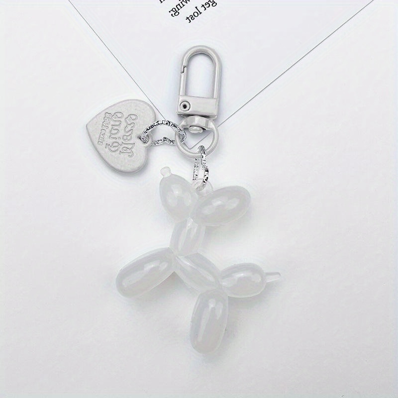 Jelly Balloon Dog Keychain Cute Acrylic Keychain Bag Purse - Temu