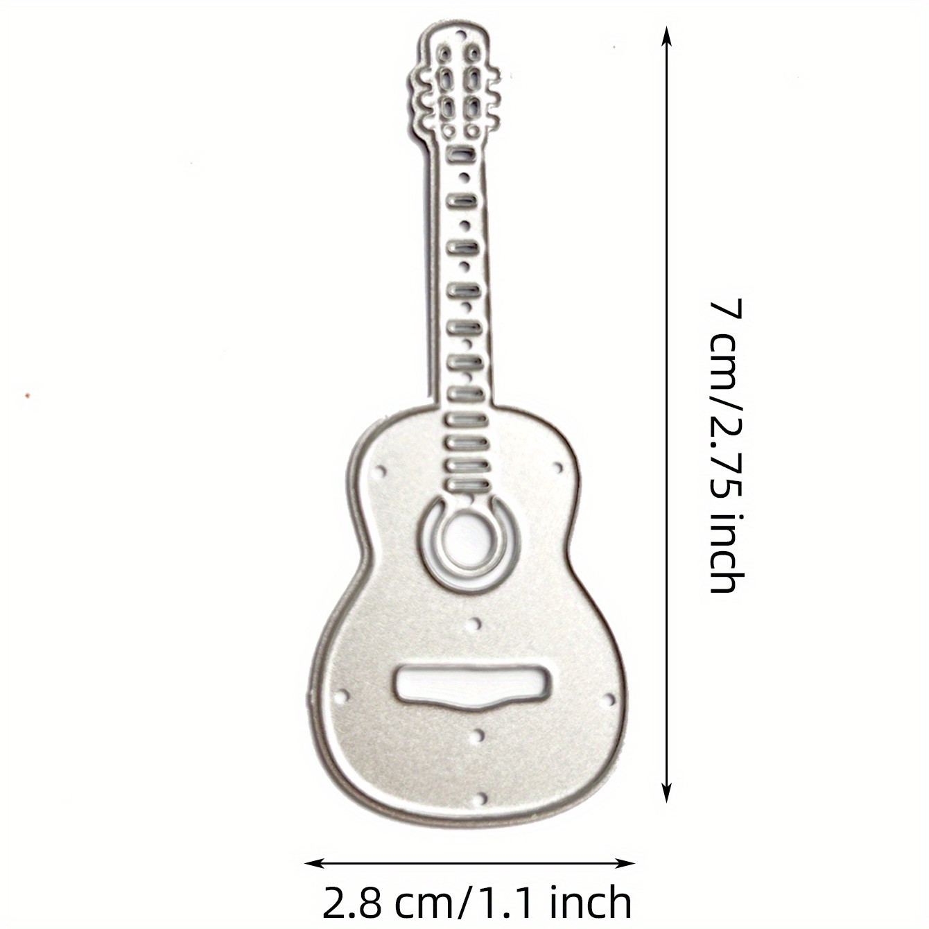 3d Guitar Paper Craft Embossing Cutting Template Greeting Card Photo Embossing Mold Design Production Frame Lace Handmade Mold