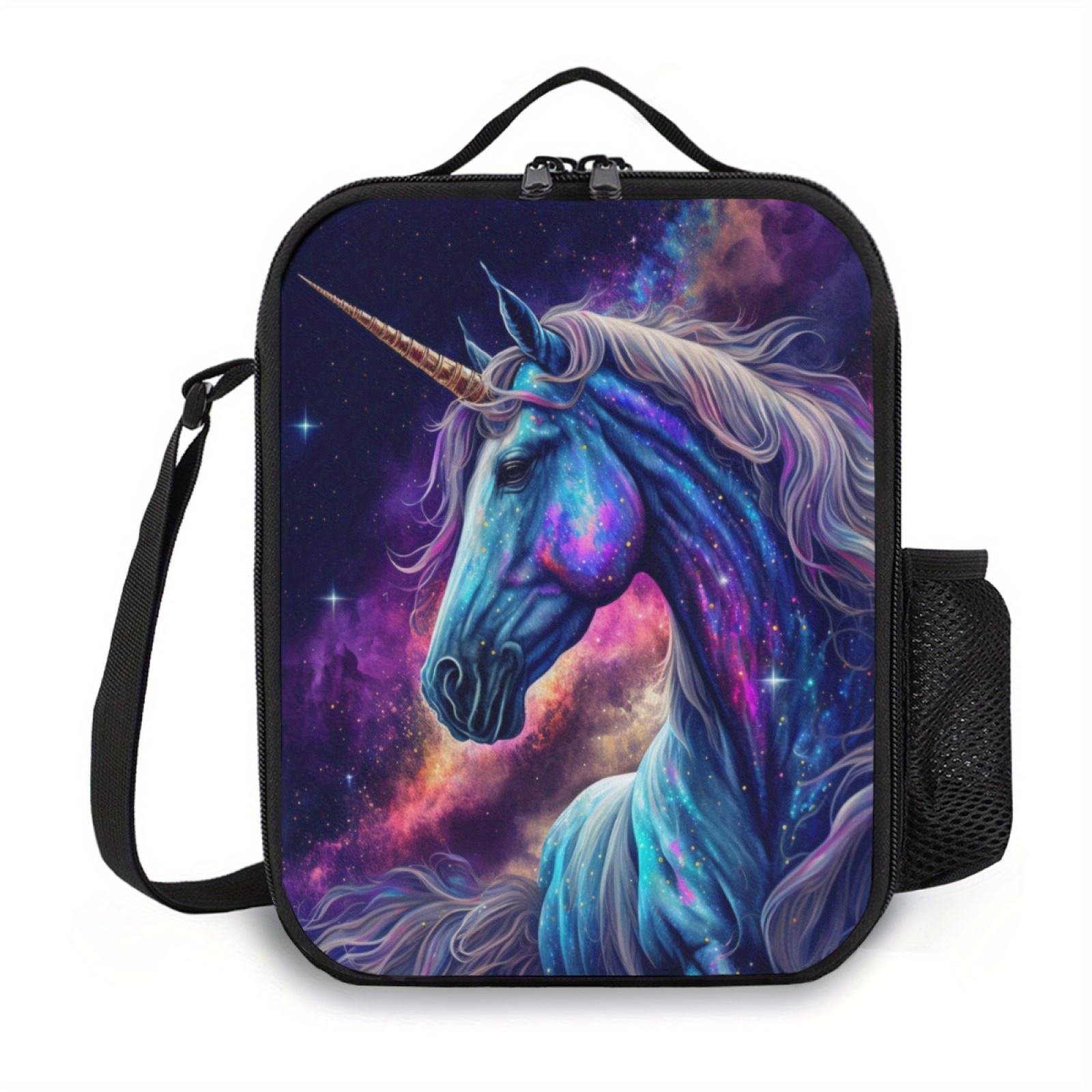 Unicorn Lunch Box For Teens, Insulated Cute Lunch Bag, Lunch Tote With  Shoulder Strap And Water Bottle Holder, Kitchen Supplies - Temu