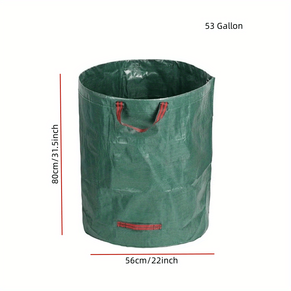 53 Gallon Reusable Garden Garbage Bag Gardening - Temu