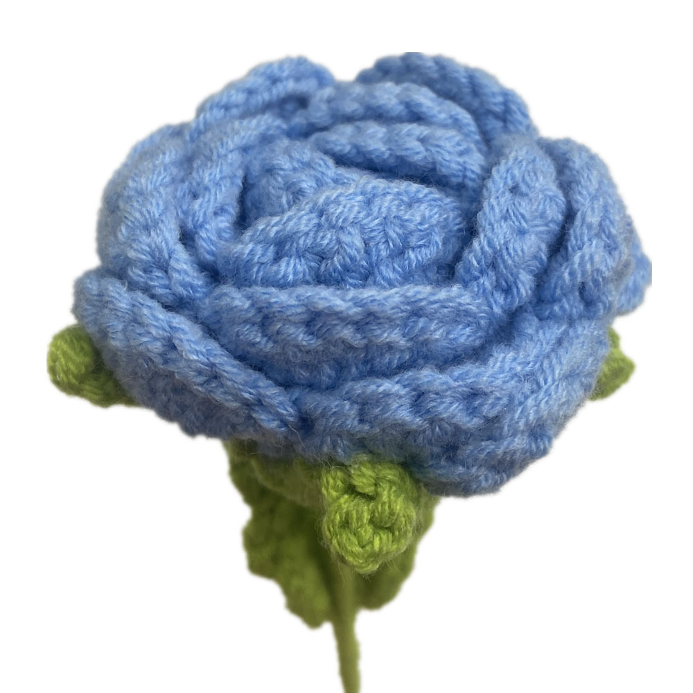 純手編みフラワー - インテリア小物