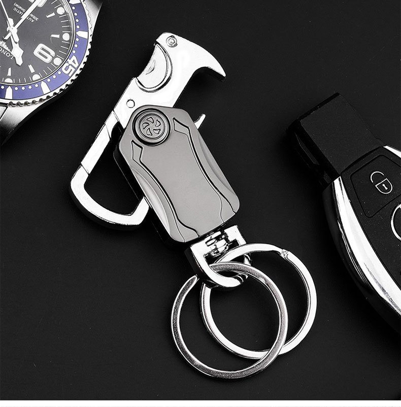 Metal Keychain Holder For Belt Heavy Duty Carabiner With Keyring Clips  Organizer For Car Keys, Zinc Alloy