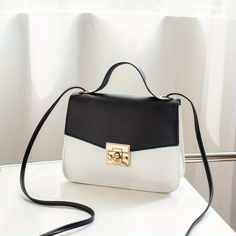 Girls Square Shoulder Bag Casual Handbag Versatile Diagonal Bag