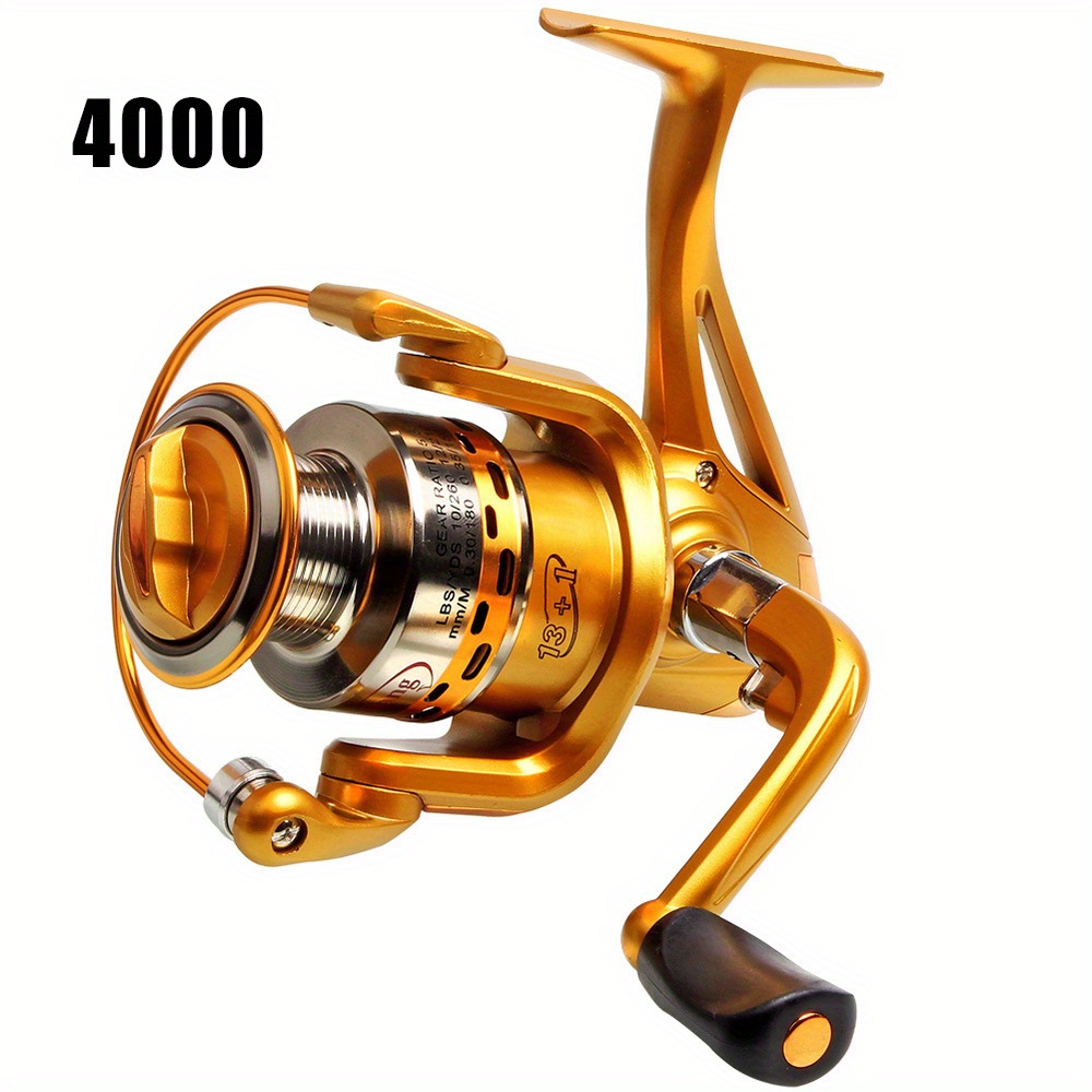 Premium Fishing Spinning Reel 5.5:1 Gear Ratio 13+1 Bb Ball - Temu Mexico