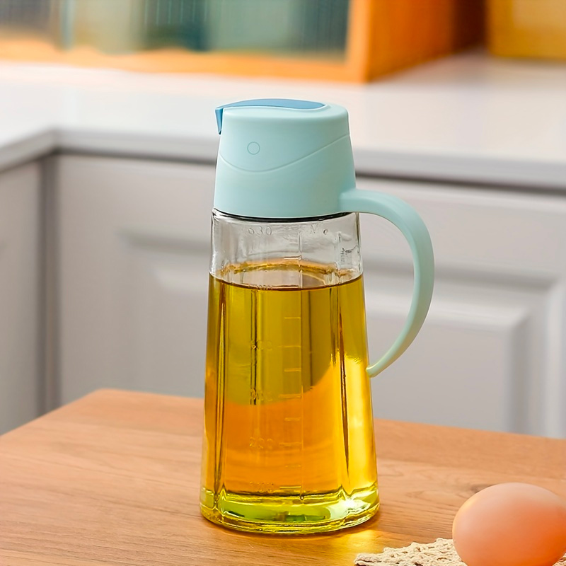 Auto Flip Olive Oil Dispenser Bottle Leak Proof Condiment
