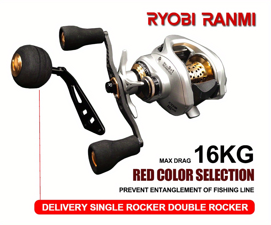 Original RYOBI NUM ONE Fishing Reels 6.1:1 Gear Ratio No Gap