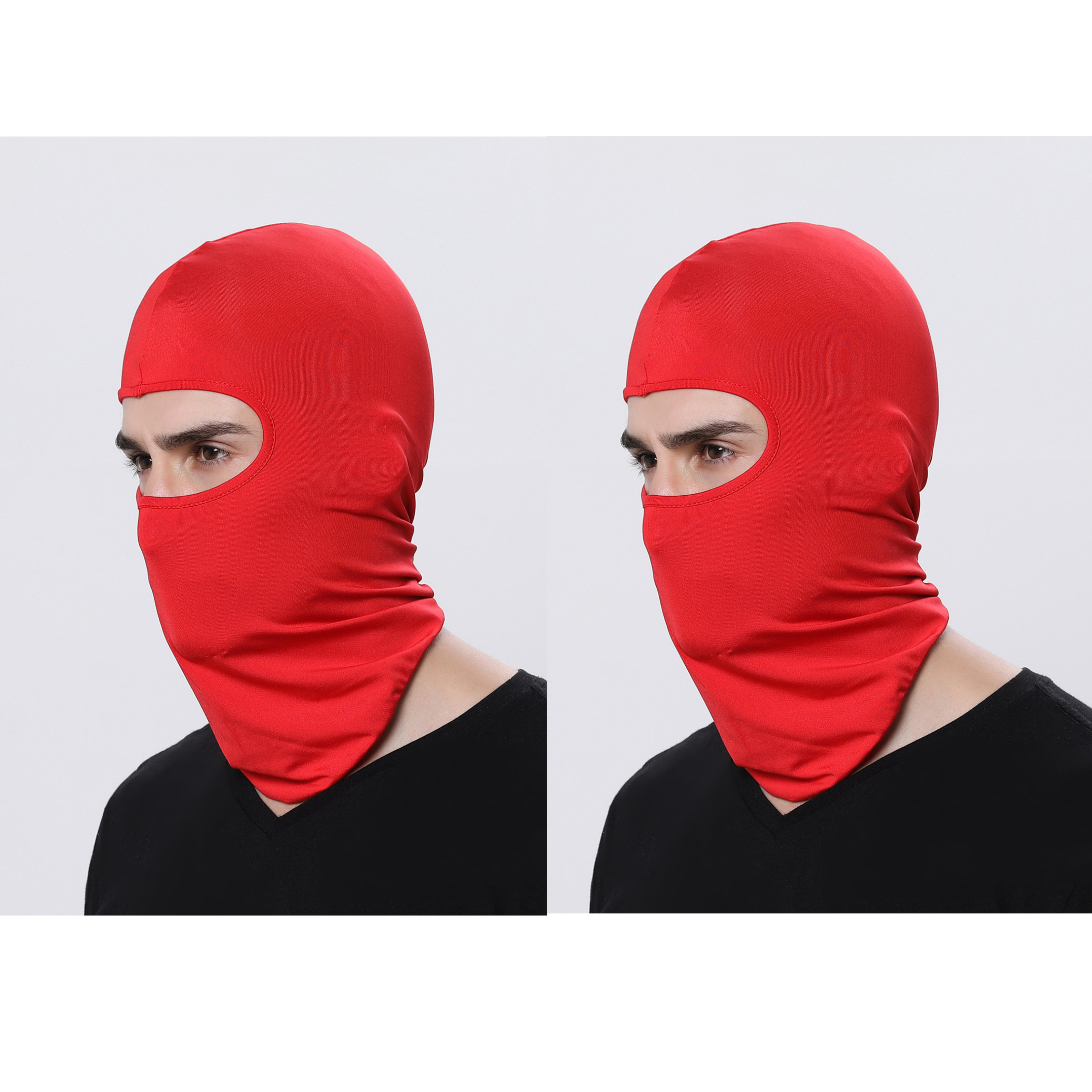 Baccarat Full Face Mask Windproof Mask Red Mask For Men - Temu