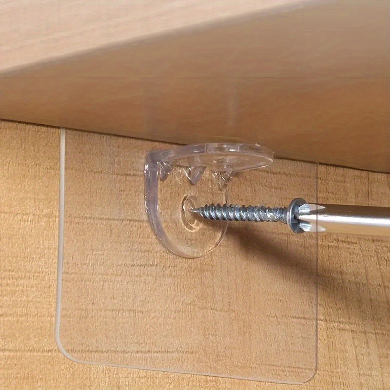 Shelf Support Holder Self Adhesive Board Bracket Plastic Temu United