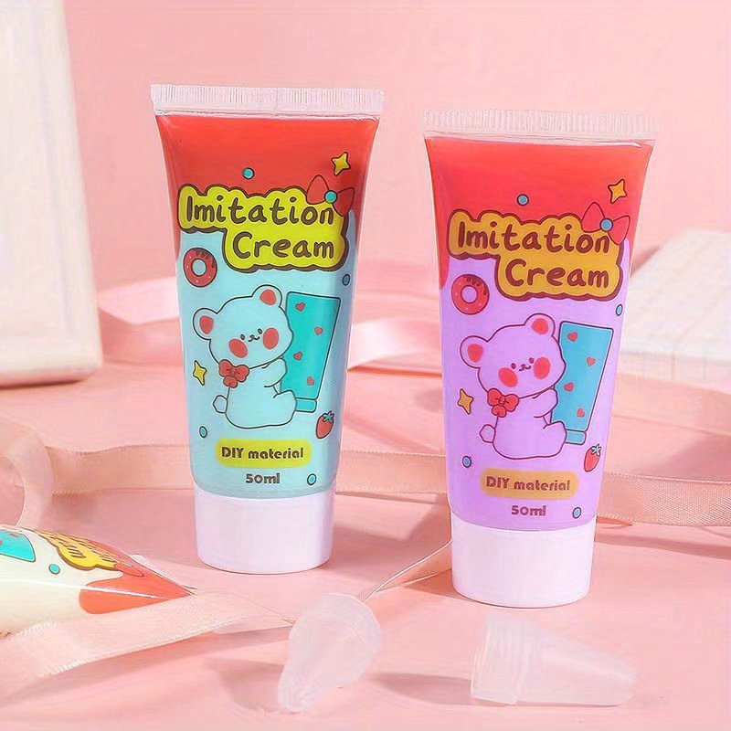 Simulated Cream Glue Diy Handmade Customized Material Cheap - Temu