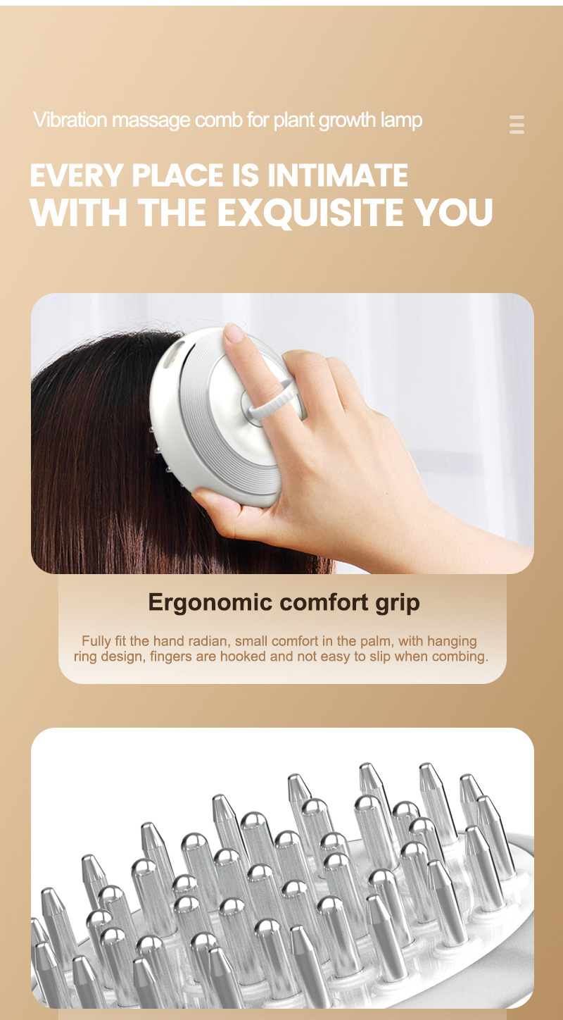 1pc electric scalp care massage comb home massage machine with liquid guide essential oil for maximum relaxation details 18