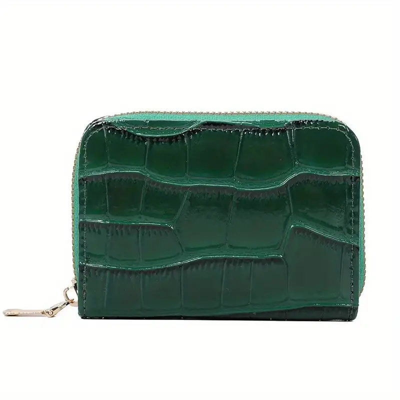 Fashion (Black)Women's Long Zipper Wallet Leather Wallets For