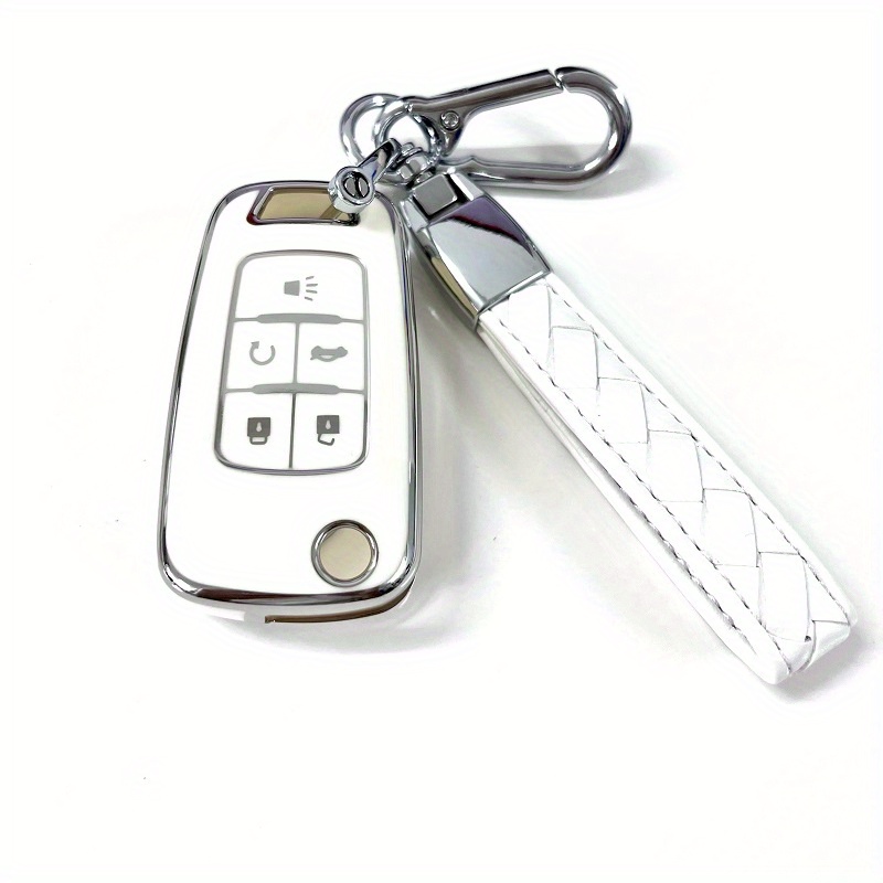 Key Fob Cover With Lanyard, Car Key Case Shell For Chevy For For