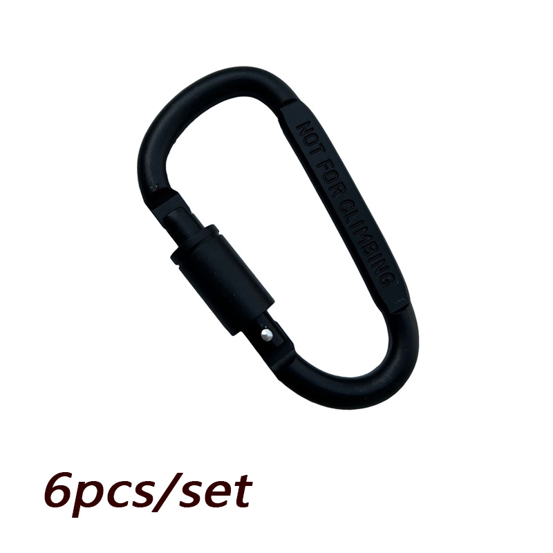 D Buckle Aluminum Alloy Key Chain for Travel and Camping
