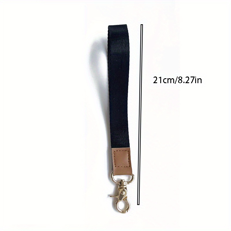 Wrist Lanyard Leather Polyester Wrist Strap For Men, Loss Proof Keychain  Lanyard For Men - Temu Canada