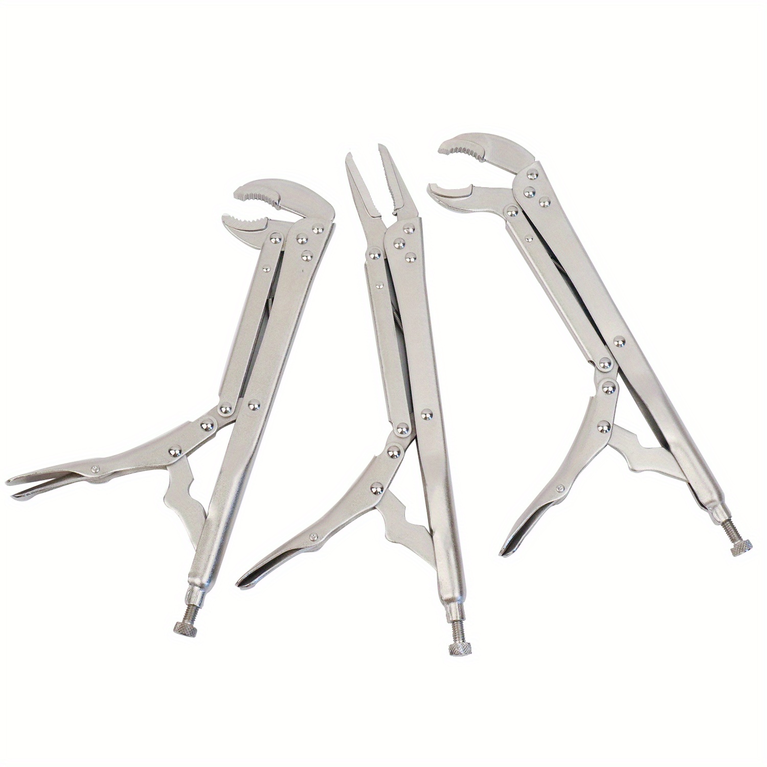 Extended Locking Pliers Set Straight/45 degree/80 degree - Temu