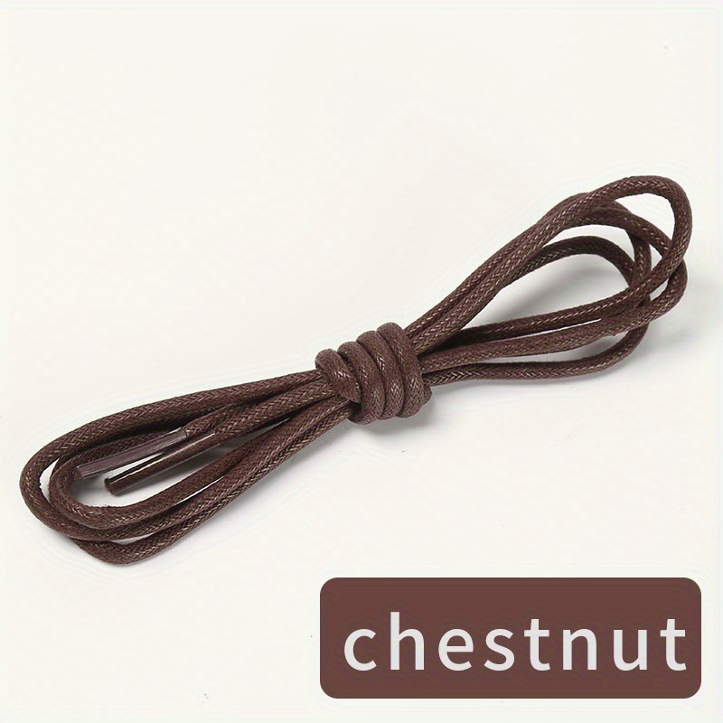 classic solid round shoelaces durable polyester vintage Temu