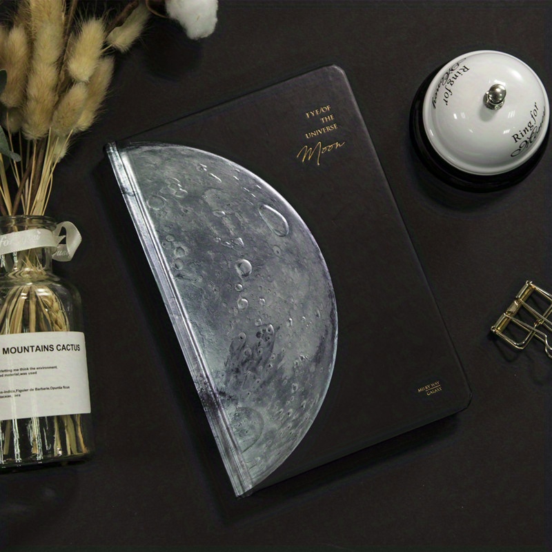 Et 3d Relief Notebook Earth Color Page Handbook Creative Cool Metal Cover Exquisite Diary Book