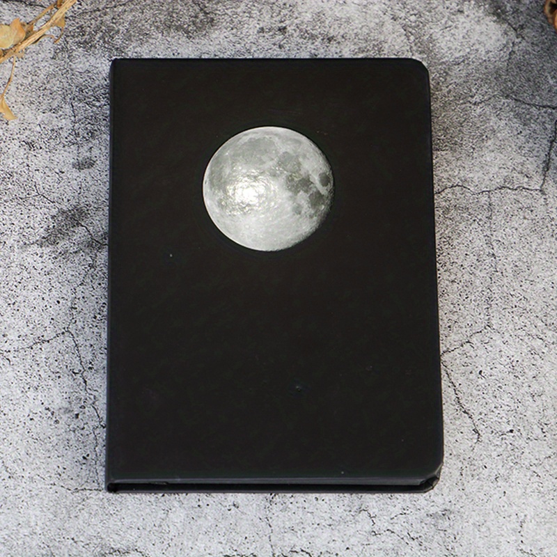 Planet Black Paper Diary Book Moon Black Paper Inner Page - Temu