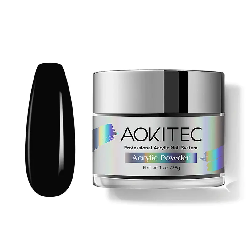Aokitec Red/black Acrylic Powder Nails Professional Acrylic - Temu