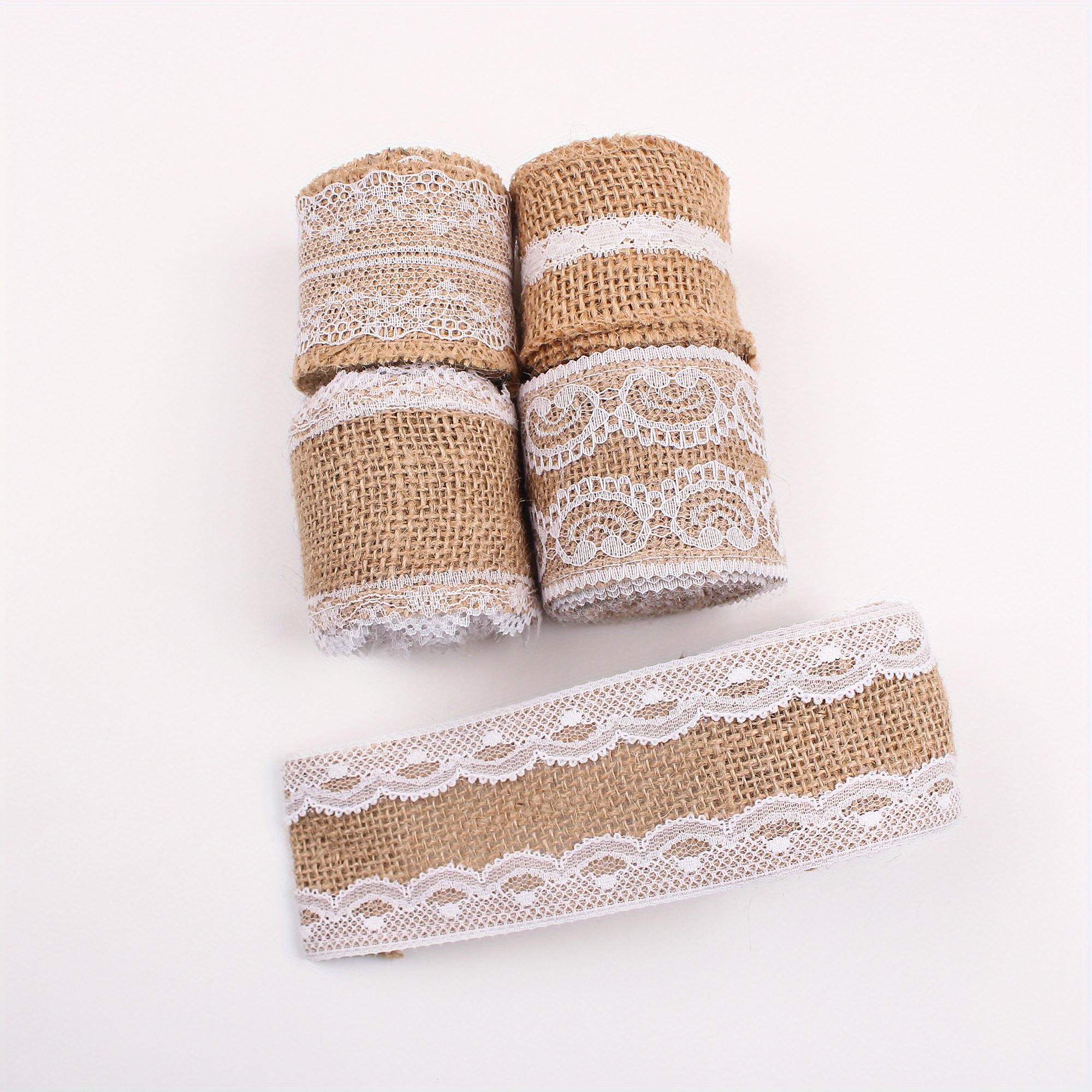 Holiday Burlap Jute Ribbon Roll - 32.8 Ft Red Fish Silk Hemp Rope For Christmas Crafts