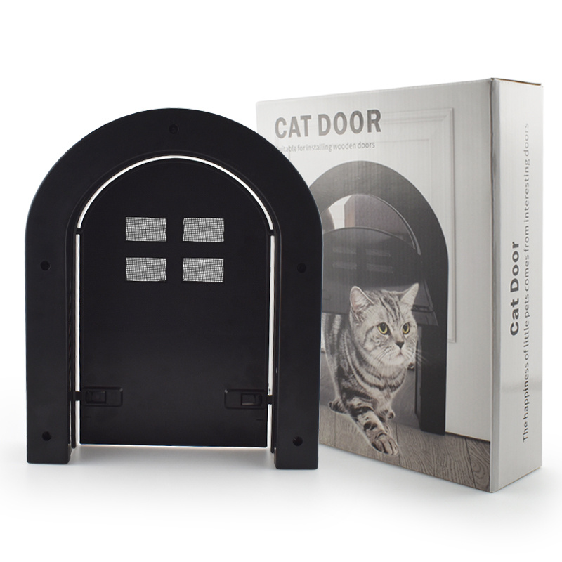 Puerta Para Gatos Con Pantalla - Temu