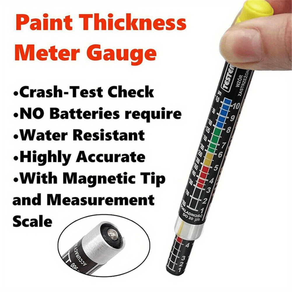 Portable Car Paint Coating Tester Car Paint Thickness Test Pen, Car Paint  Thickness Detector Car Paint Film Tester - Temu United Kingdom