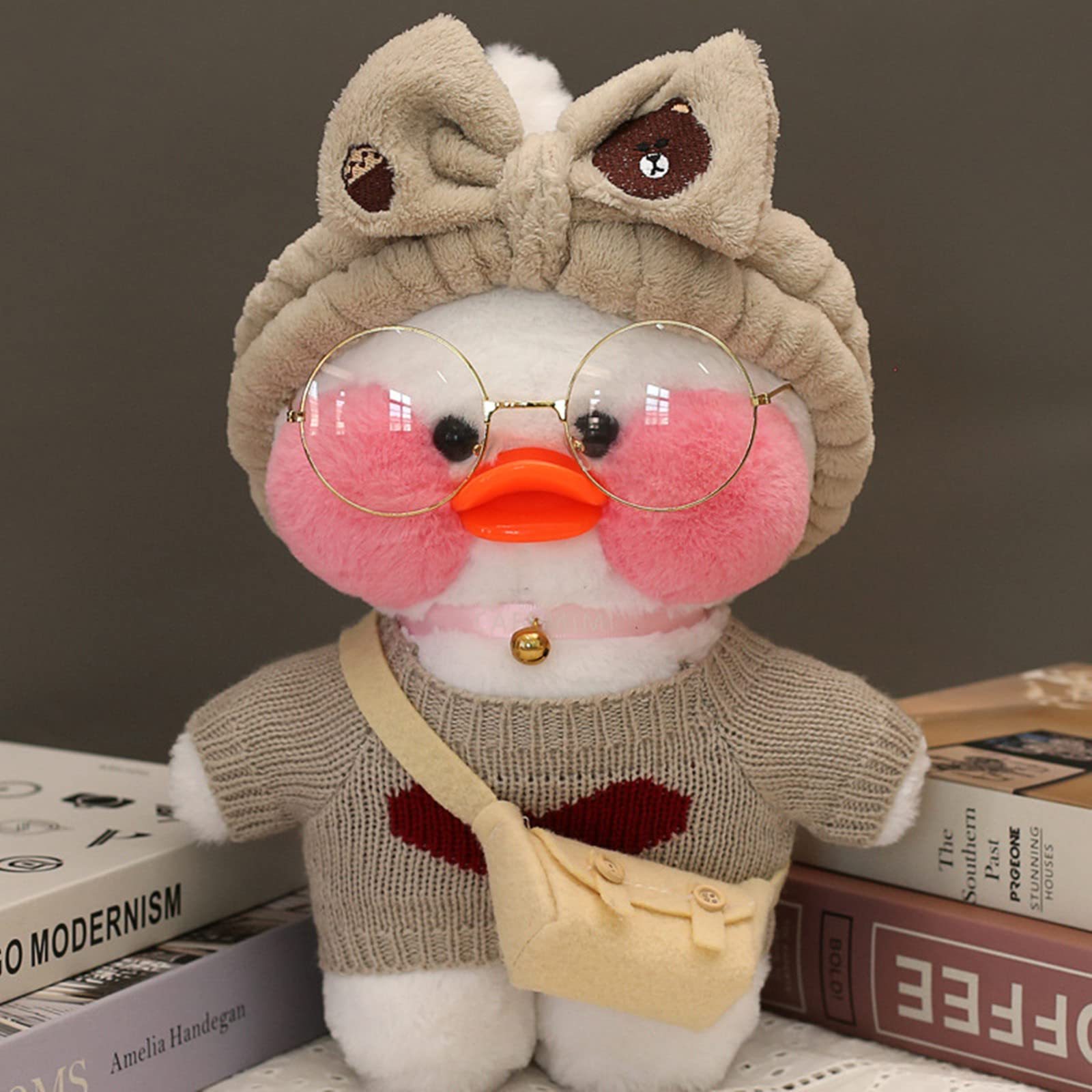 LALAFANFAN Cute Duck Plush Toy, Kawaii Plush with 11 Accessories DIY,Cute  Stuffed Animal for Kids, Animals -  Canada