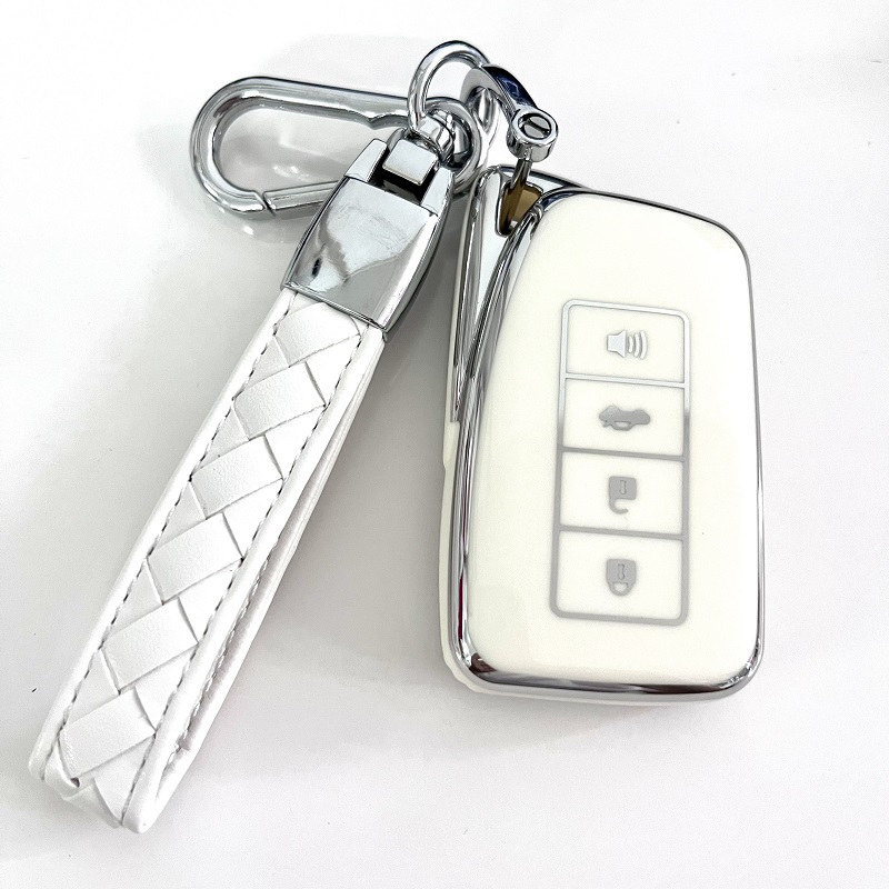  Genuine Leather Car Keychain Fit Lexus RX ES GS LS NX RS GX LX  RC LC RX350 IS250 GX460 Car Key Chain for Men and Woman Key Ring :  Automotive