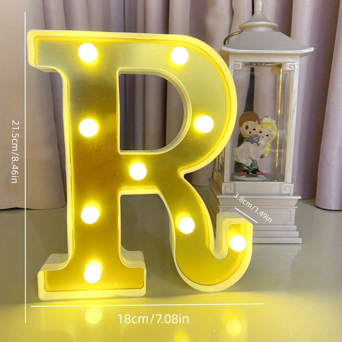 1pc Led Marquee Alphabet Light Sign Tabletop Wall Hanging - Temu Italy