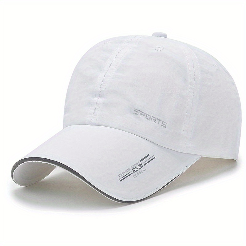 Unisex Extra Long Bill Baseball Cap Adjustable Sun Hat Large Visor Anti-UV  for Outdoor Sports Fishing Hat Canvas Hat 