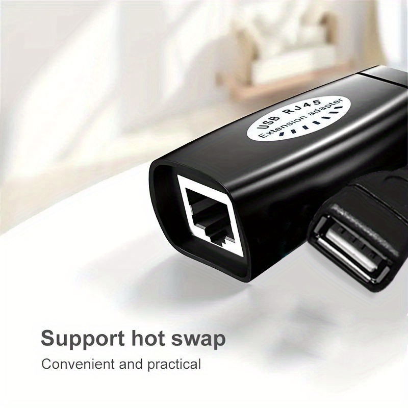 Usb Cat6 Usb Rj45 Extender Cat5/cat /cat6/cat7/cat8 Cable Temu