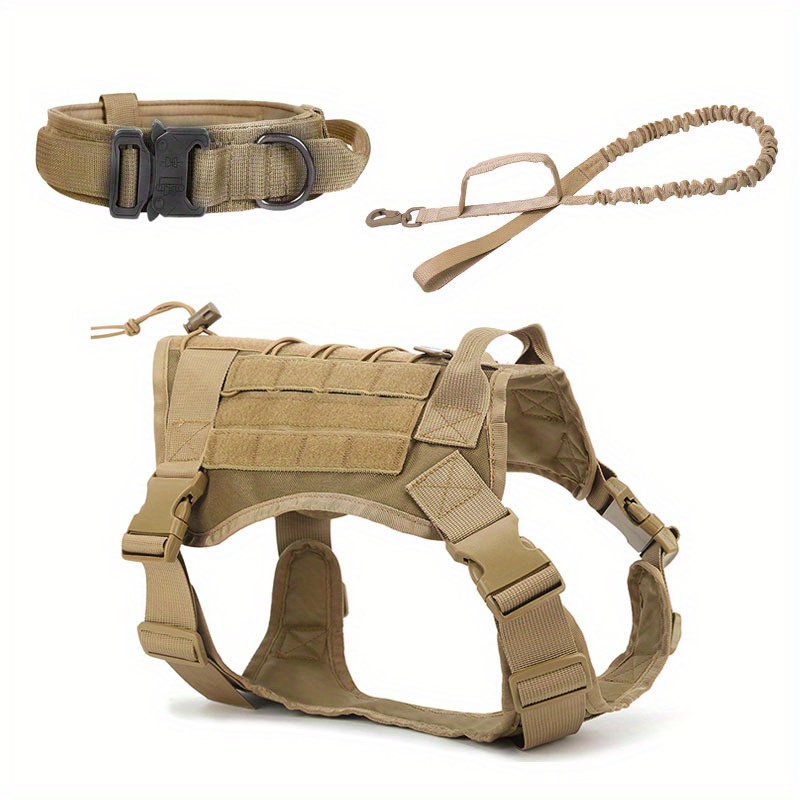 Dog Harness Large Dog Tactical Training Vest Equipment Dog - Temu