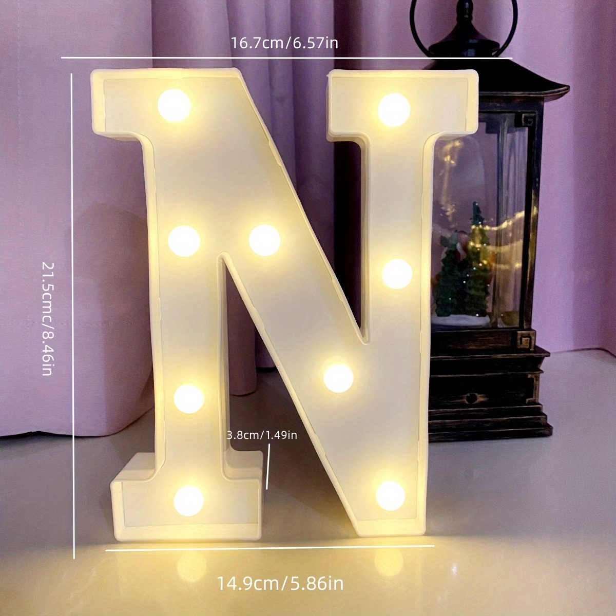 1pc Led Marquee Alphabet Light Sign Tabletop Wall Hanging - Temu Italy