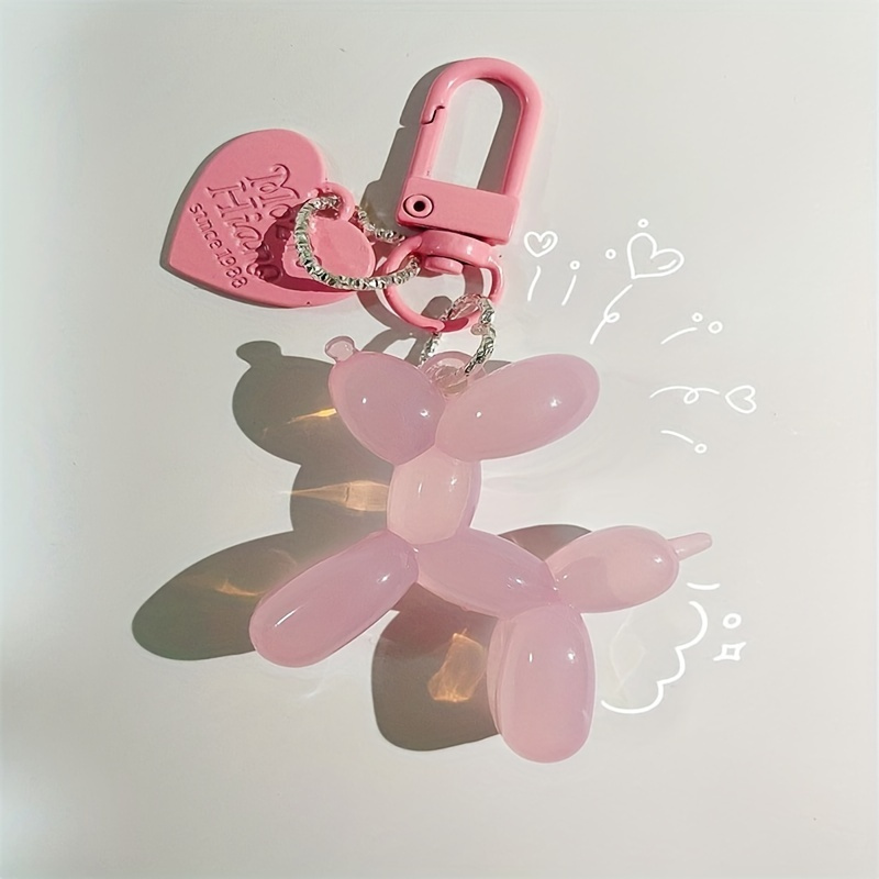 Jelly Balloon Dog Keychain Cute Acrylic Keychain Bag Purse Accessories -  Temu Germany