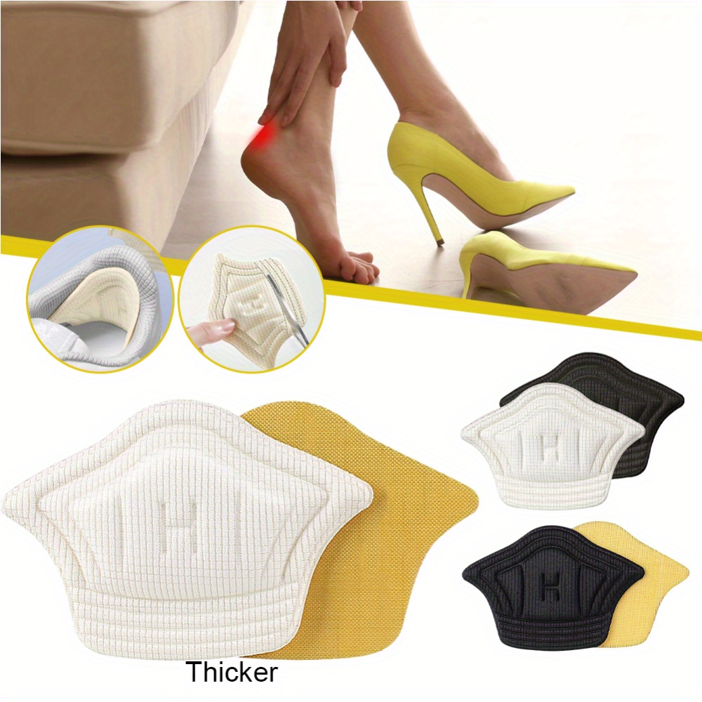 4/8/12pcs Memory Foam Heel Cushion Pads, Adjustable, Antiwear, Can be Cut, for New Shoes, Sports Shoes