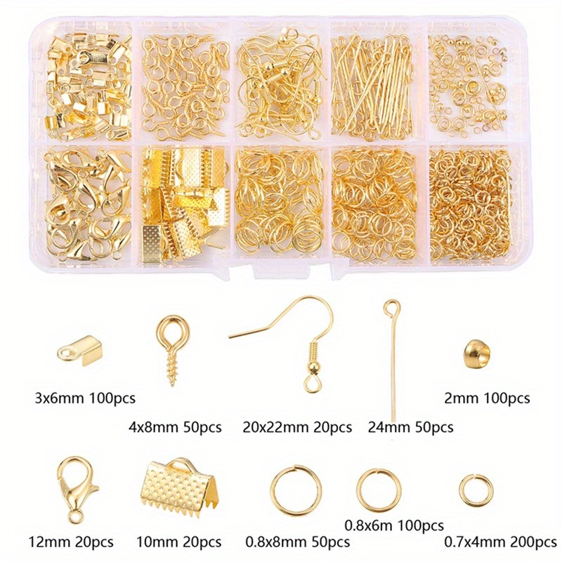 DIY Earrings Making Jewelry Kit Repair Tools Lobster Clasp Open