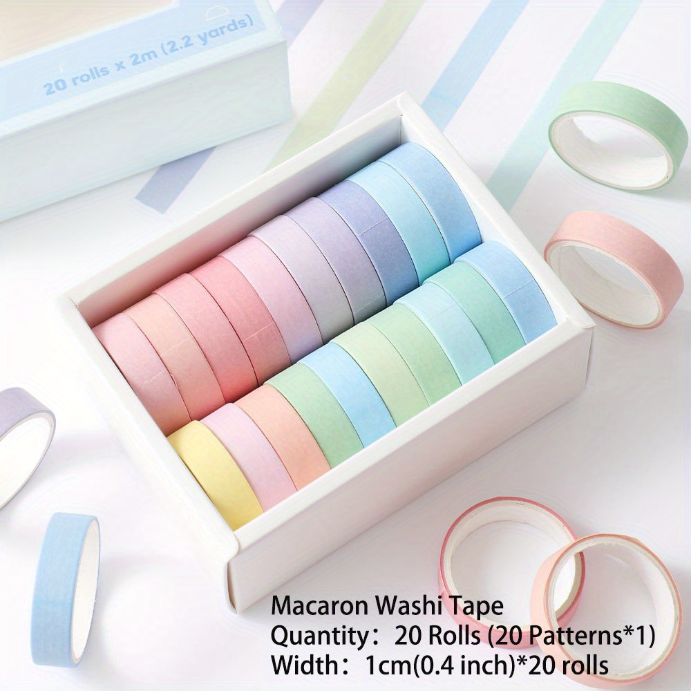 Colorful Masking Tape Multi piece Package Colored Craft Tape - Temu