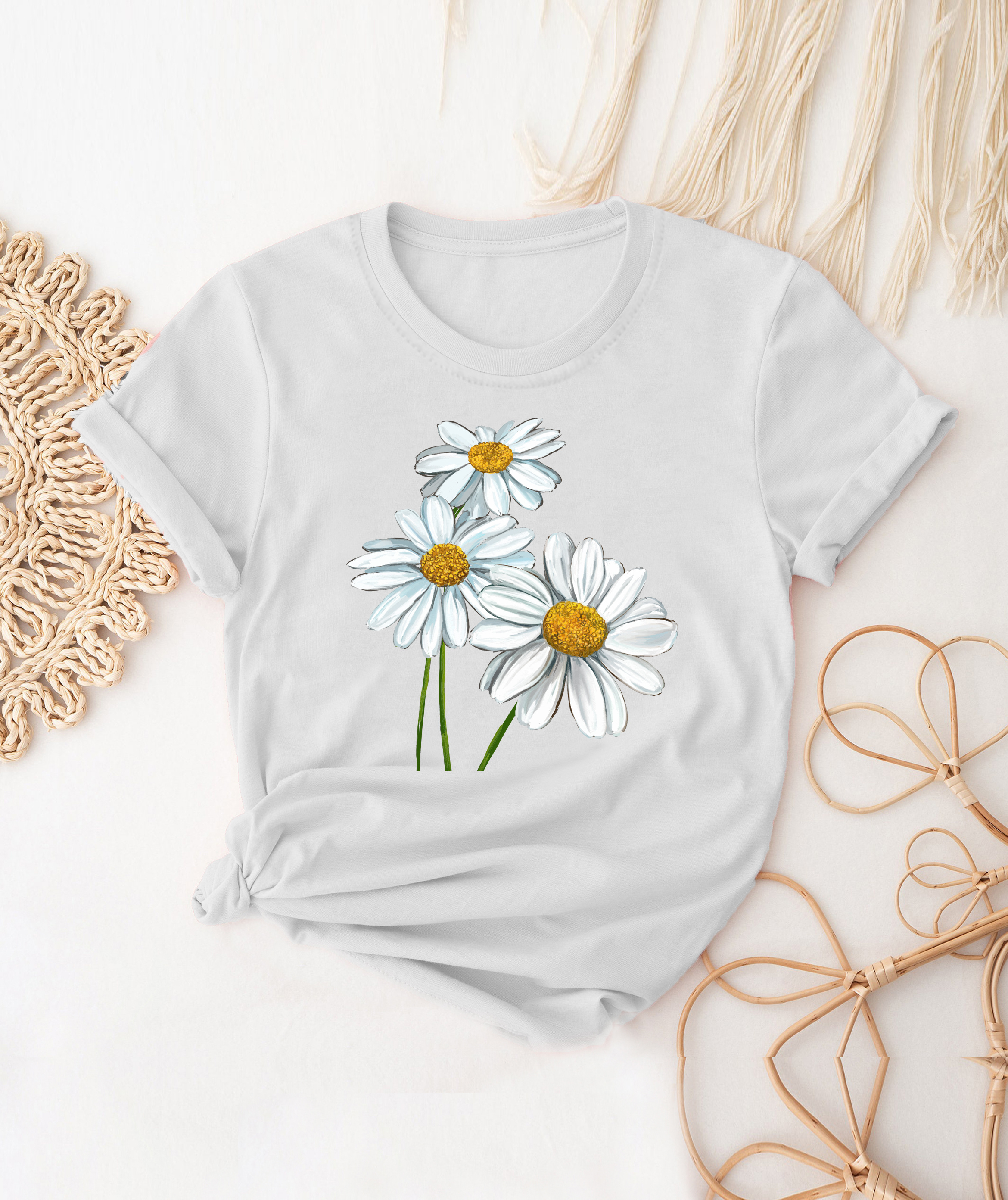 Have A Good Day Shirt, Spring Shirts,boho Cute T-shirt,leopard Daisy Trendy  Aesthetic Tee,floral Shirt for Women,gift for Mom,birthday Gift -   Canada