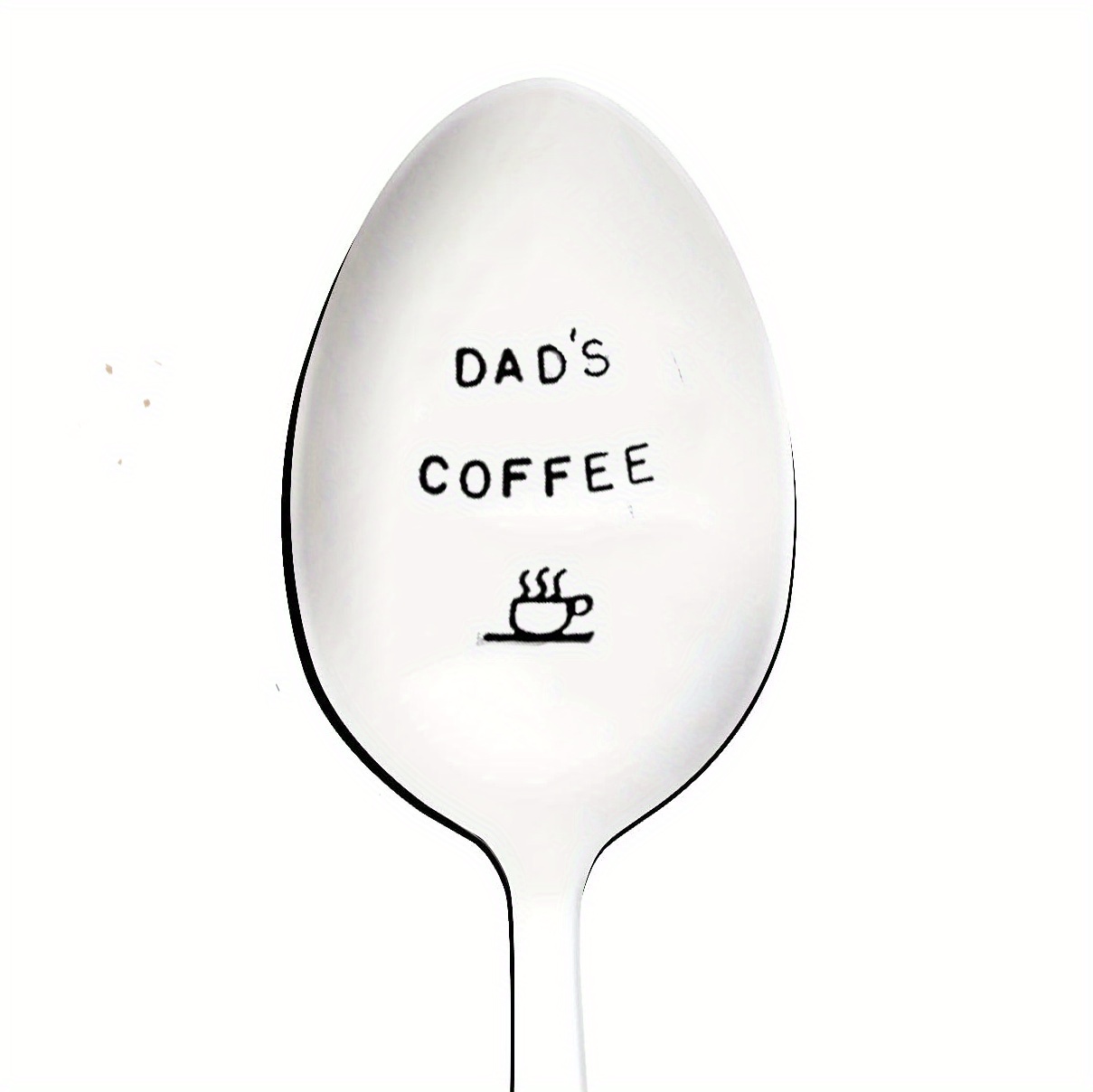 Dad's Coffee Spoon Laser Engraved Gift For Dad Fathers Day - Temu