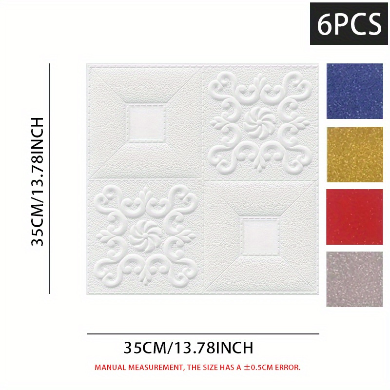 12pcs DIY 3D Wall Sticker Soft Brick Wallpaper Self Adhesive Waterproof