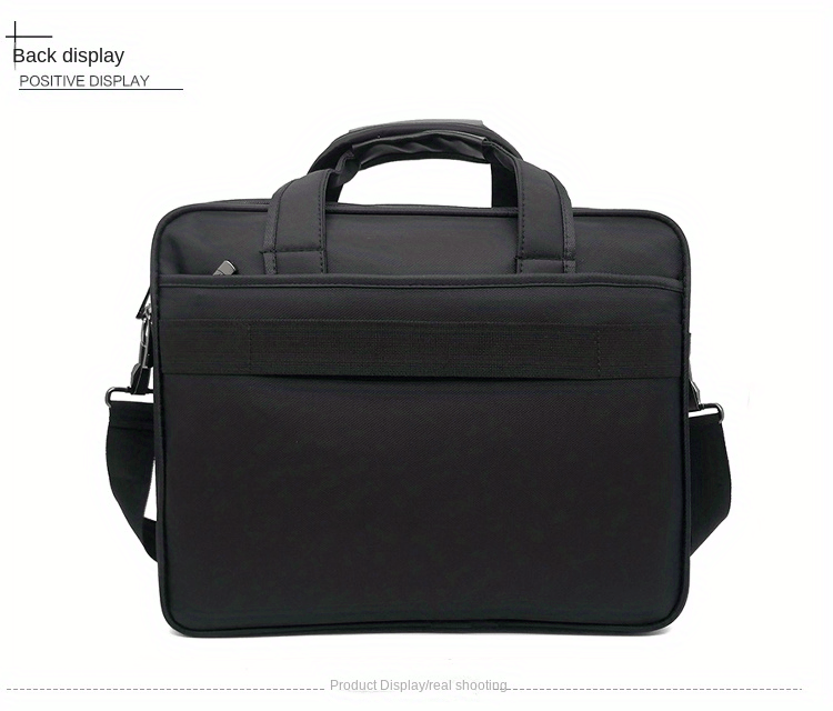 Laptop Briefcase Shoulder Bag Business Travel Waterproof Temu