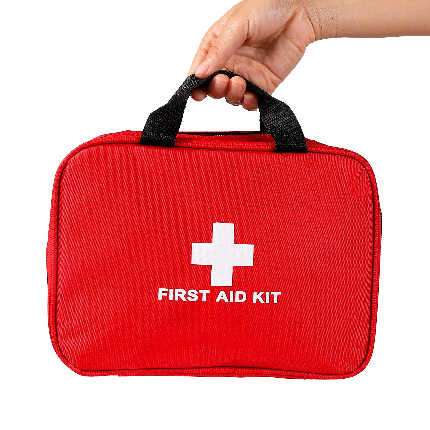 Car First Aid Kit Emergency Kit Camping Essentials Home Pink First-Aid Bag  - 277 Piece Emergency Supplies Hiking First Aid Kit for Backpack Survival