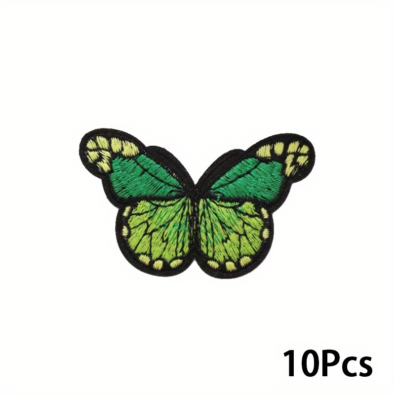 Colorful Butterfly Embroidery Cloth Stickers Clothes And - Temu