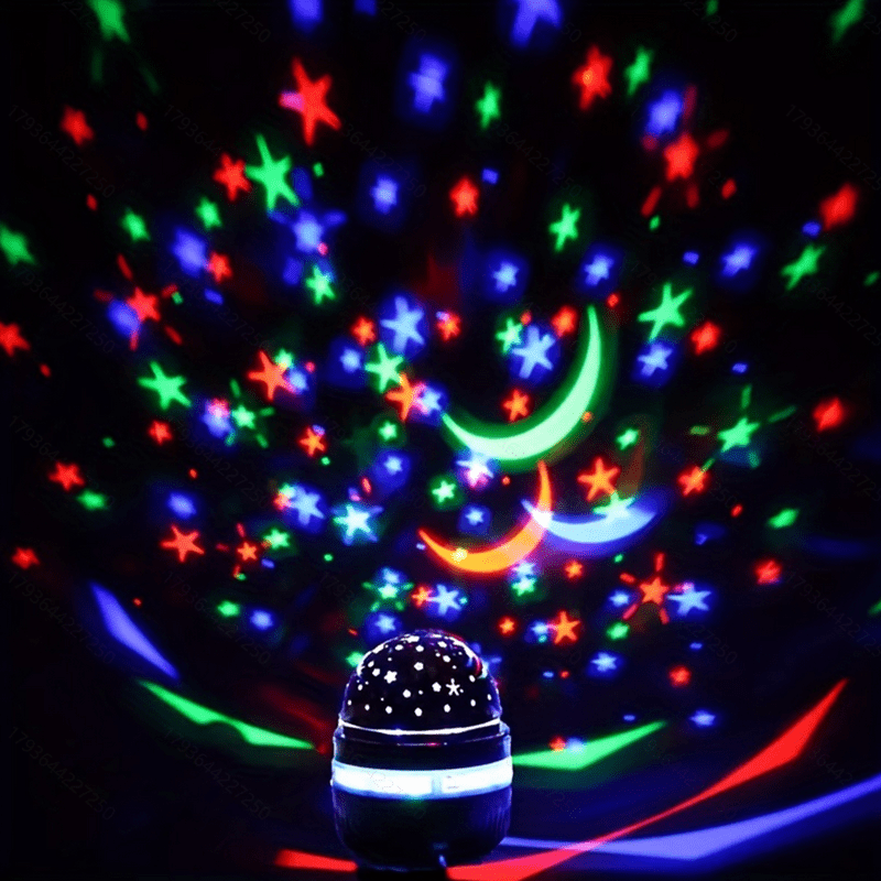 1 pcs star projector galaxy projector night light projector for for bedroom gaming room home theater ceiling room decor christmas gift camping wedding decor halloween christmas decor rotate automatically usb powered not rechargeable details 2