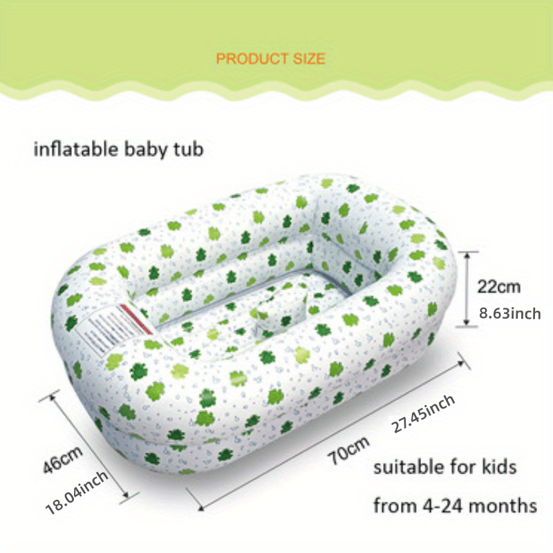 Inflatable Bathtub For Baby Toddler, Horn Baby Bath Seat, Portable Baby  Bathtub For Home Or Travel - Temu Austria