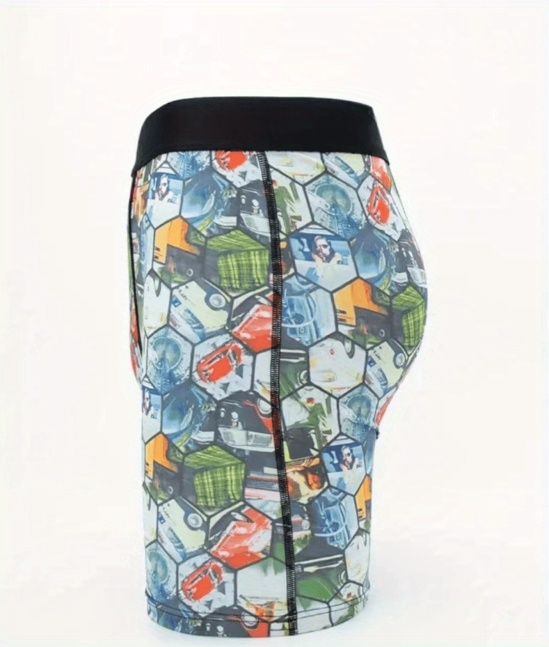 Mens Swim Briefs Sexy Metal Lock Trunks Beach Shorts Swimwear - Swimming Trunks and Quick-Dry price