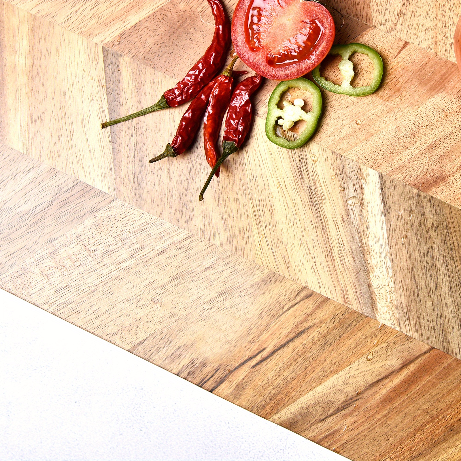 popular   acacia wood cutting board solid mold resistant kitchen   for fruits vegetables   holidays including halloween christmas easter thanksgiving imported jointed anti mildew details 2